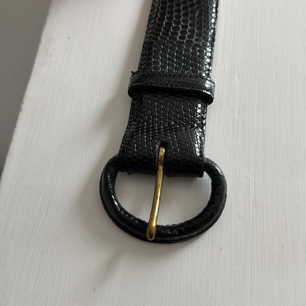 VTG Torino USA Calcutta Lizard Leather Belt